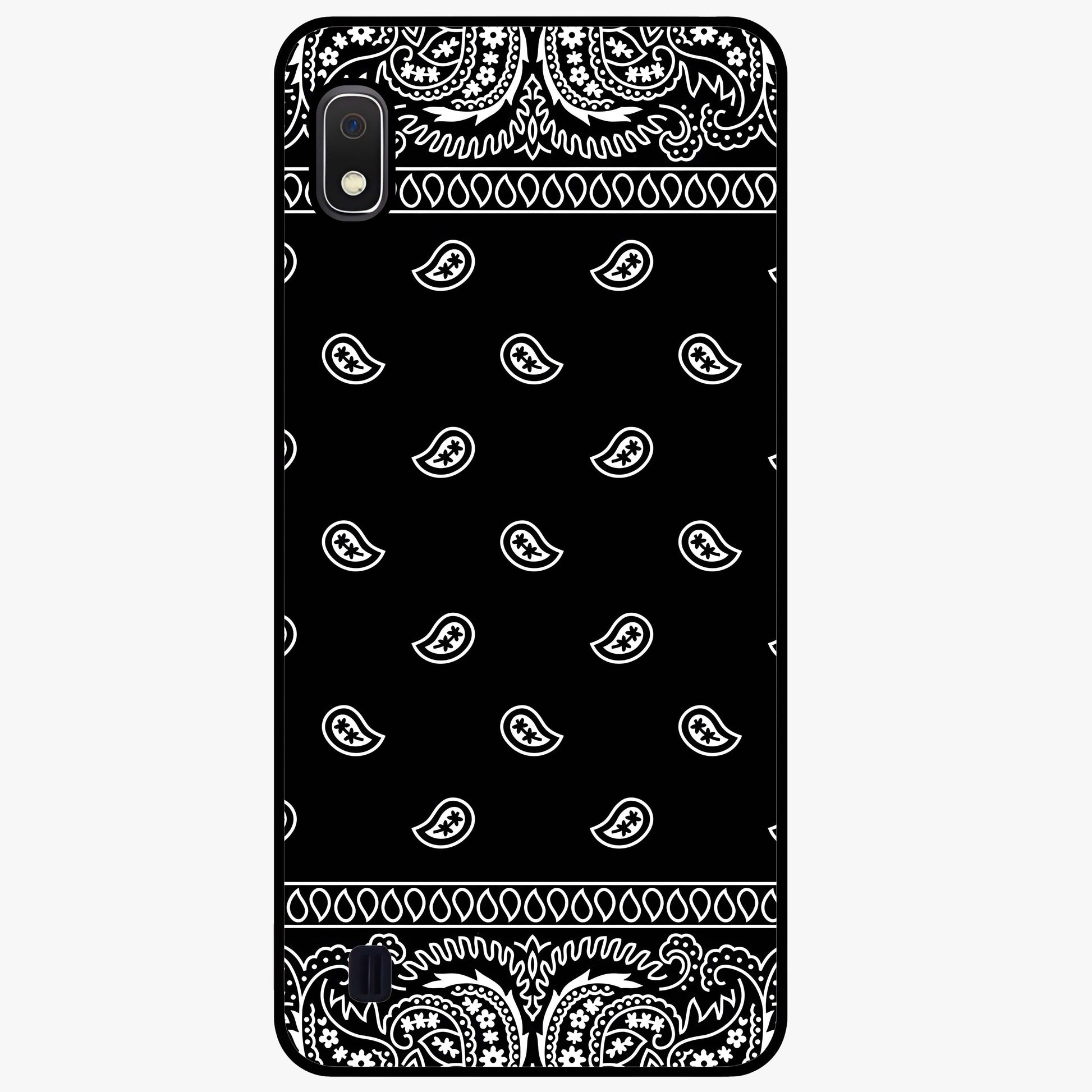 Retro Rebel Threads Glass Case showing flat back view with vintage street style artwork and glossy glass finish.
