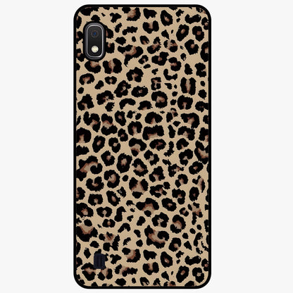 Savage Chic Pattern Glass Case showing flat back view with stylish patterned artwork and glossy glass finish.