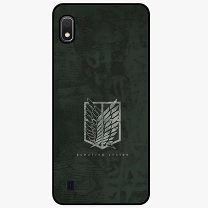 Wings Of Freedom Glass Case showing flat back view with symbolic wings artwork and glossy glass finish.