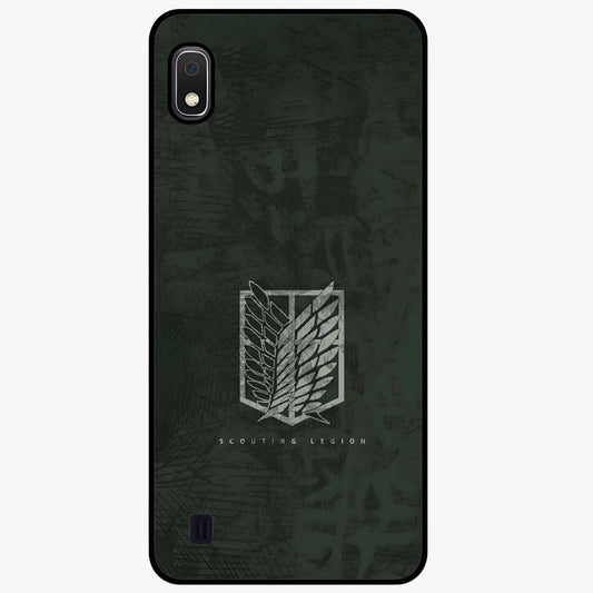 Wings Of Freedom Glass Case showing flat back view with symbolic wings artwork and glossy glass finish.