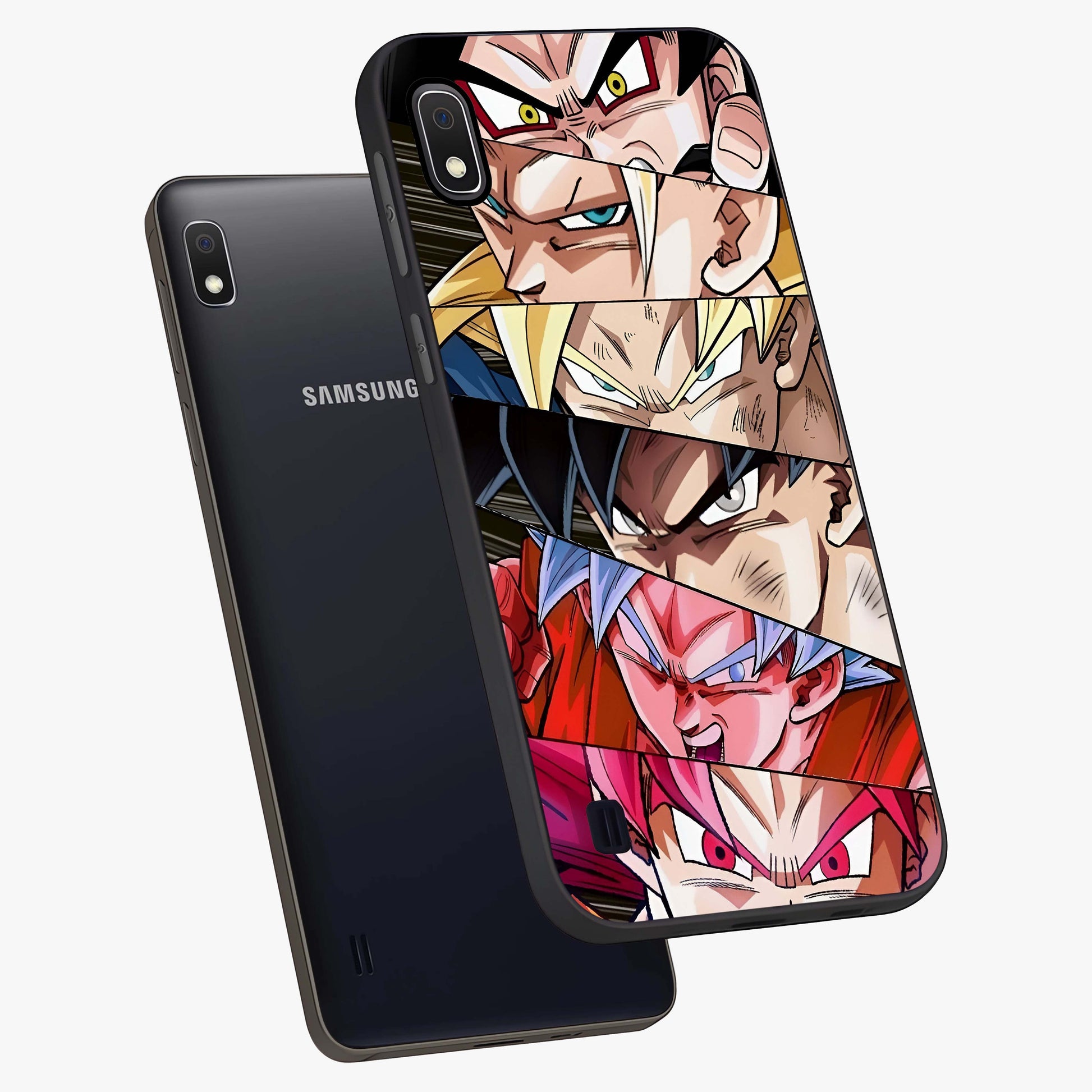 Anime Character Glass Case displayed in angled mockup highlighting colorful anime character illustration.