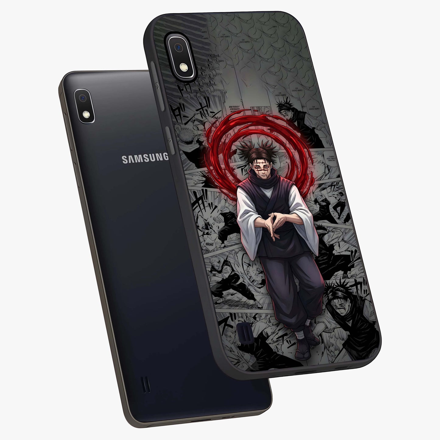 Cursed Ritual Ascension Glass Case displayed in angled mockup highlighting mystical ritual illustration with supernatural aesthetic.