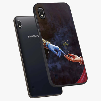 Divine Touch Eternal Glass Case displayed in angled mockup highlighting elegant divine inspired design with calm aesthetic style.