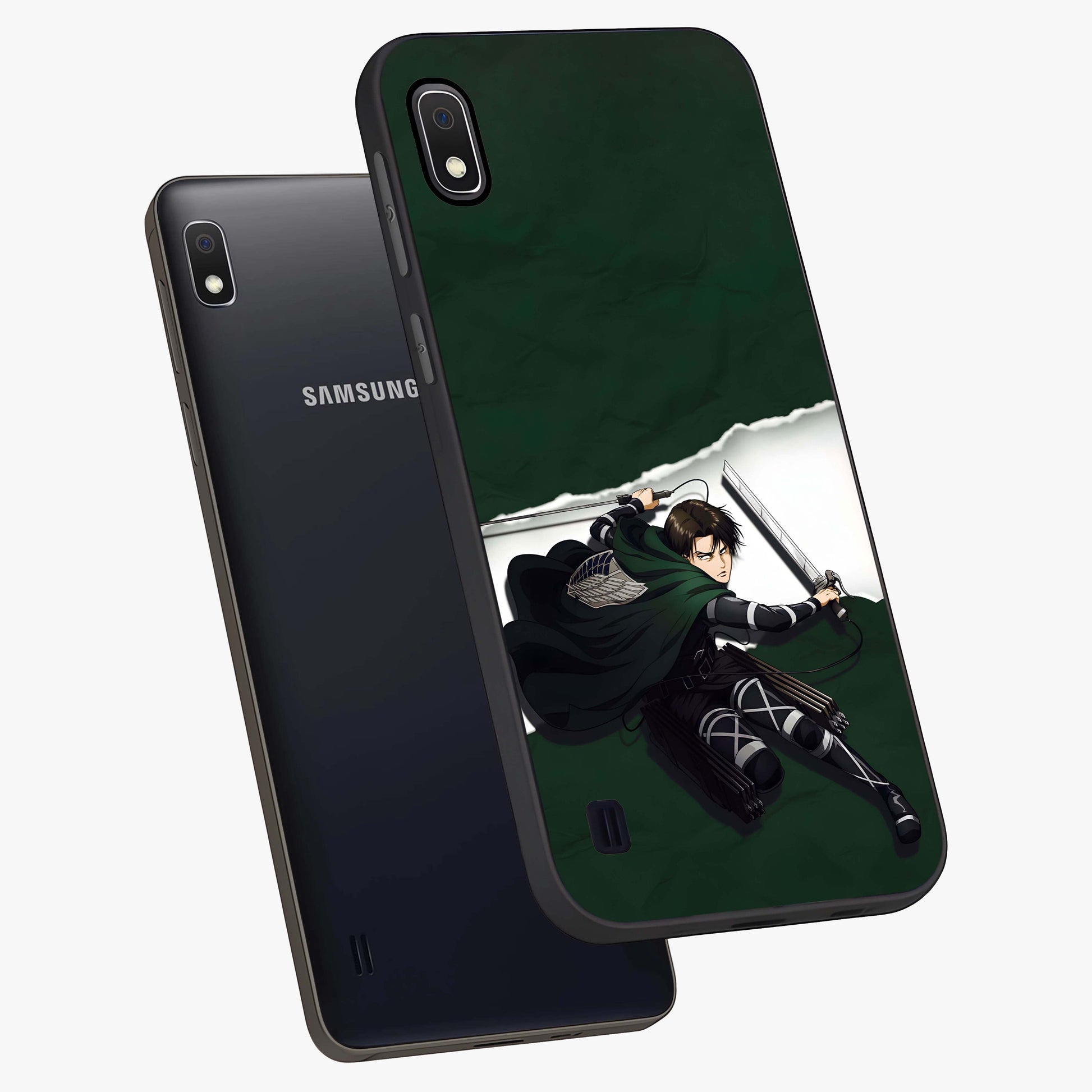 Emerald War Vanguard Glass Case displayed in angled mockup highlighting intense battle inspired design with emerald tone aesthetic.