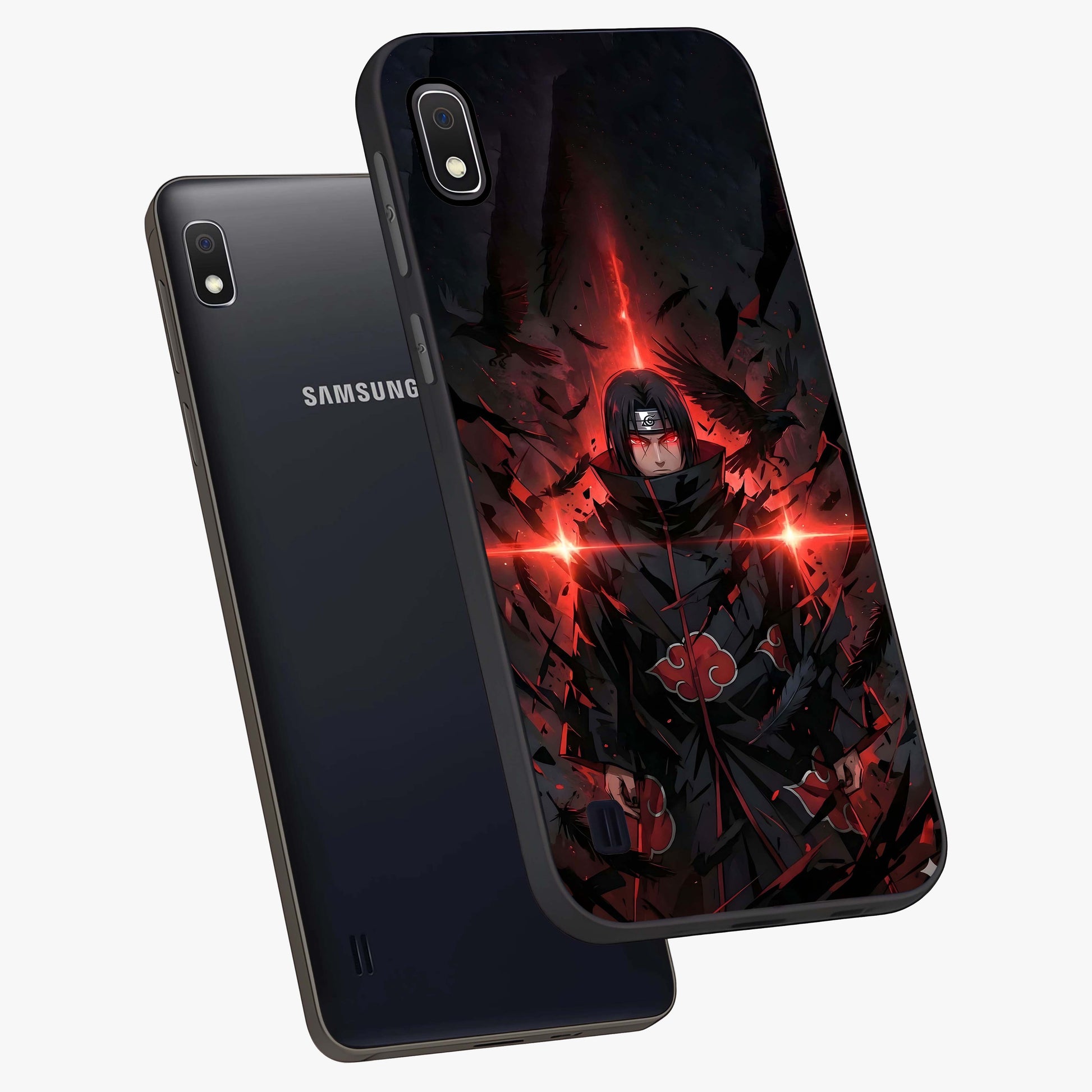 Focus Mode On Glass Case displayed in angled mockup highlighting clean minimal text artwork with modern aesthetic style.