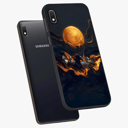 Golden Royal Heritage Glass Case displayed in angled mockup highlighting luxurious heritage design with golden aesthetic style.