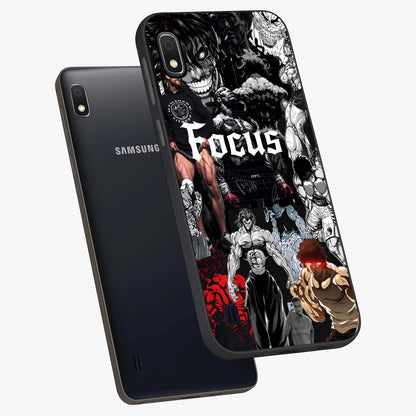 Relentless Power Focus Glass Case displayed in angled mockup highlighting bold statement design with modern aesthetic style.