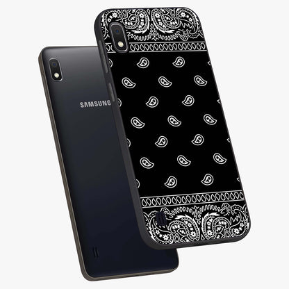 Retro Rebel Threads Glass Case displayed in angled mockup highlighting retro inspired graphic design with rebellious aesthetic.