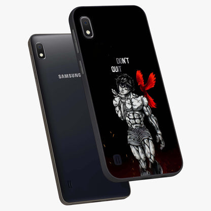 Rise Beyond Limits Glass Case displayed in angled mockup highlighting inspiring message design with modern aesthetic style.