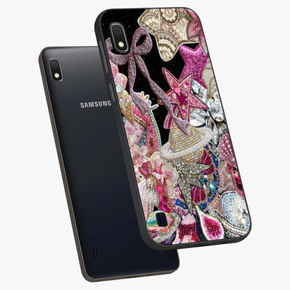 Starlit Jewel Dream Glass Case displayed in angled mockup highlighting glowing celestial jewel design with dreamy aesthetic.