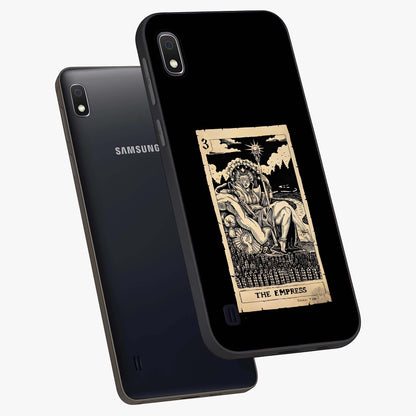 The Empress Glass Case displayed in angled mockup highlighting elegant royal design with majestic aesthetic style.