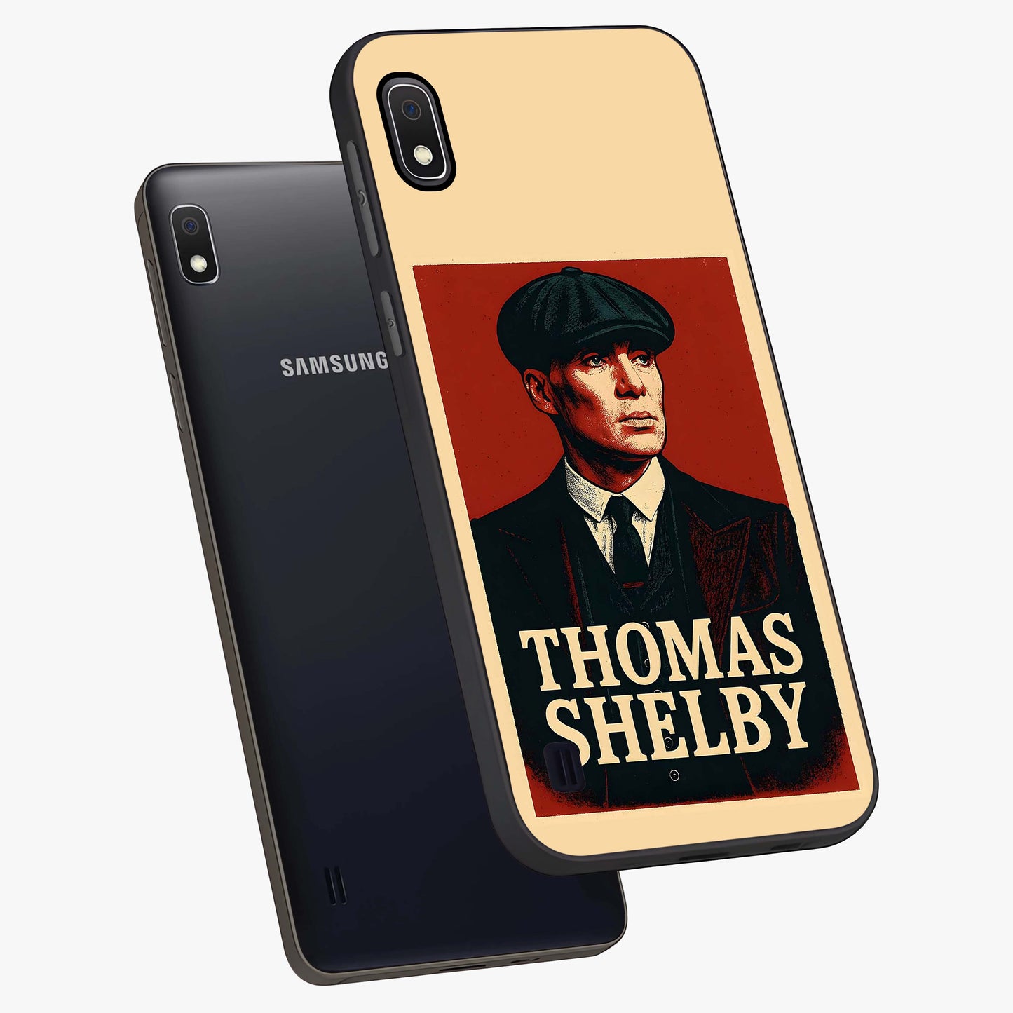 Vintage Mafia Authority Glass Case displayed in angled mockup highlighting powerful retro design with classic gangster aesthetic.