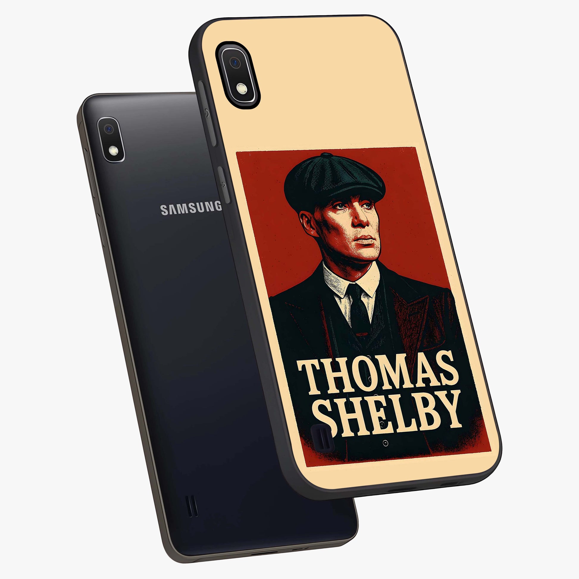 Vintage Mafia Authority Glass Case displayed in angled mockup highlighting powerful retro design with classic gangster aesthetic.
