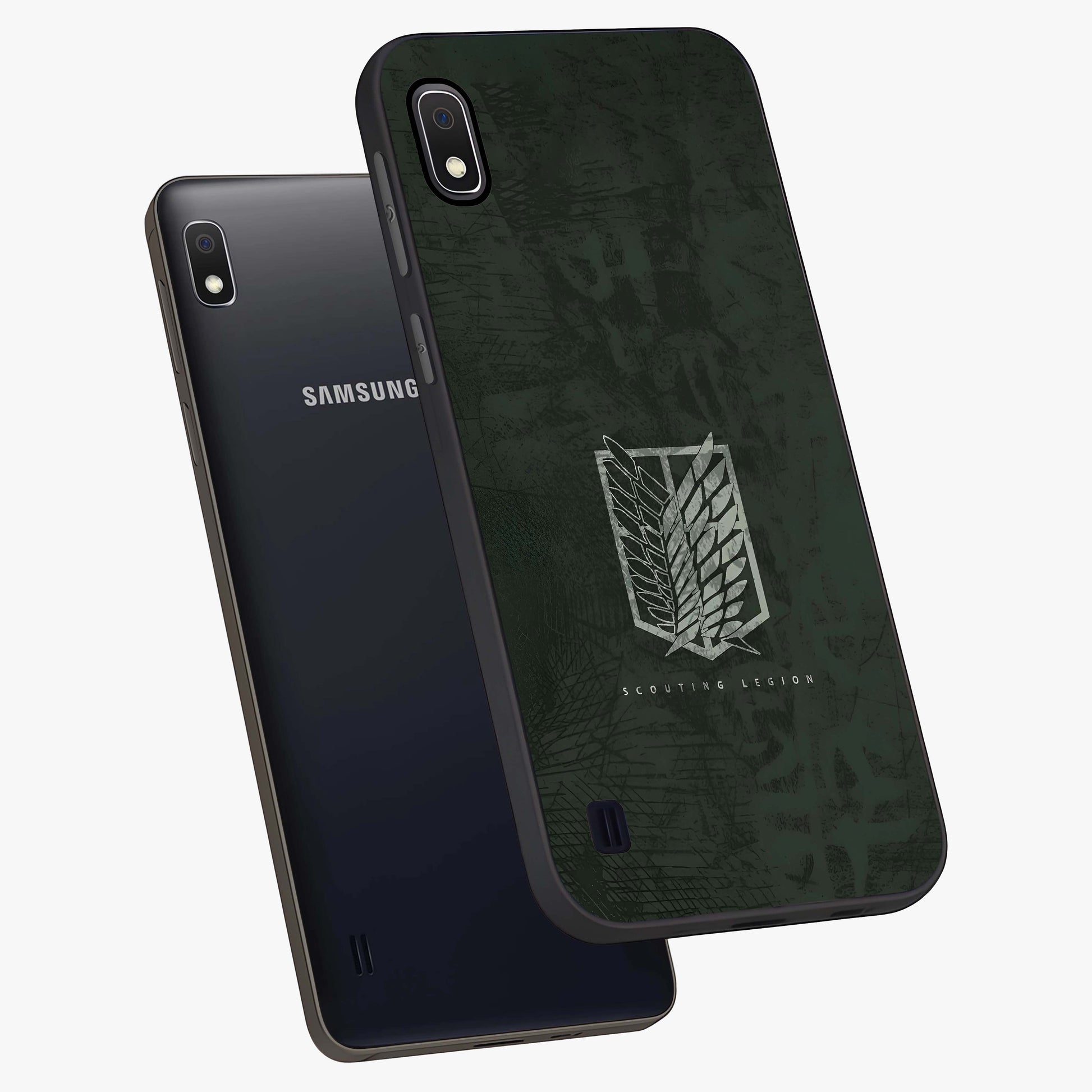Wings Of Freedom Glass Case displayed in angled mockup highlighting graceful wing design with inspirational aesthetic.