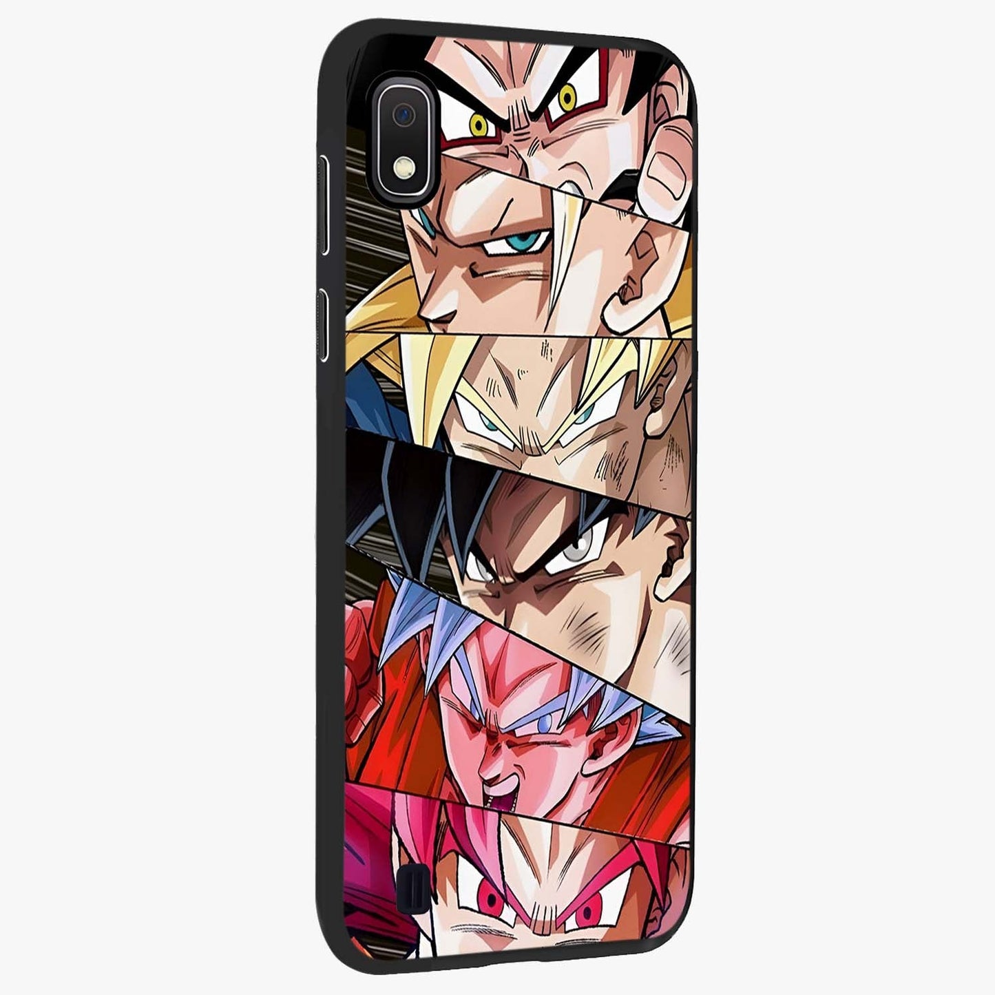 Anime Character Glass Case upright view showcasing expressive anime artwork with bold graphic style.