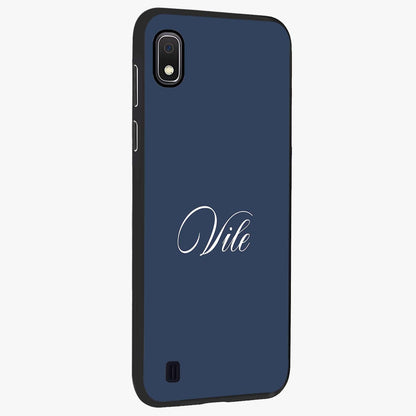 Blue Vintage Floral Pattern Glass Case displayed in angled mockup highlighting classic blue floral pattern and retro aesthetic design.