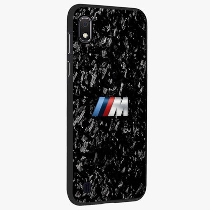 Carbon Speed Mark Glass Case upright view showcasing modern carbon speed graphic with bold automotive theme.