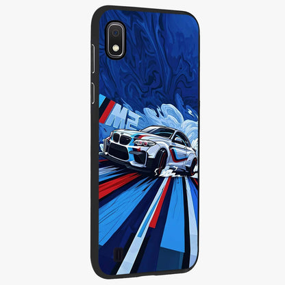 Drift Power Rush Glass Case upright view showcasing high speed racing artwork with bold automotive theme.