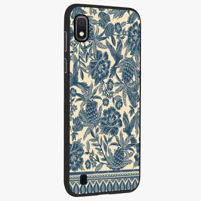 Heirloom Wild Bloom Glass Case upright view showcasing delicate wildflower artwork with timeless floral theme.