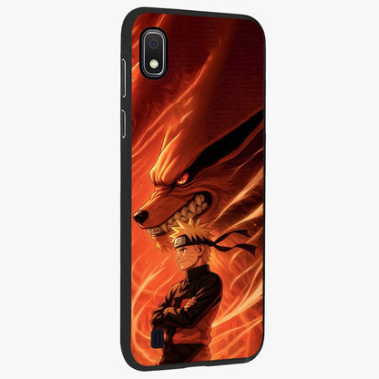 Nine Tails Legacy Glass Case upright view showcasing dramatic nine-tails artwork with intense anime themed design.