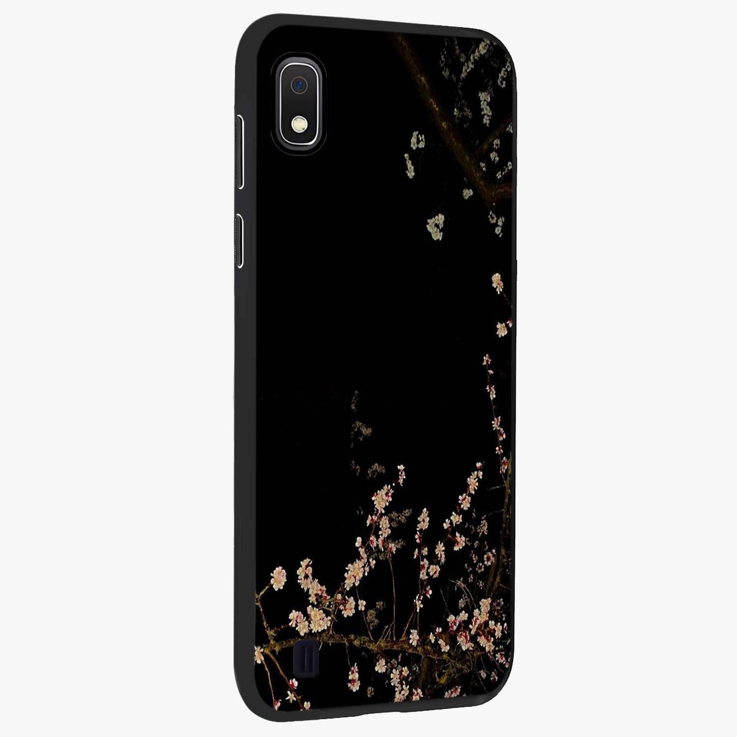 Petal Moon Light With Custom Name Glass Case upright view showcasing elegant floral moon artwork with personalized aesthetic.