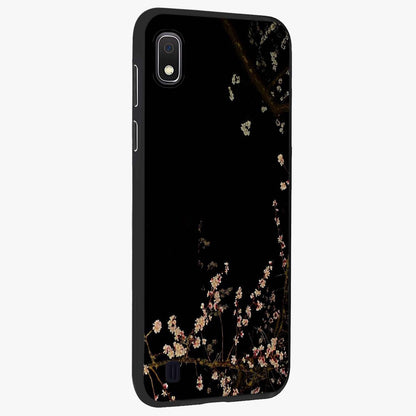 Petal Moon Light With Custom Name Glass Case upright view showcasing elegant floral moon artwork with personalized aesthetic.