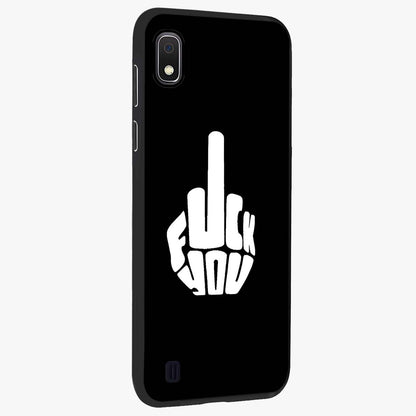 Rebel Mode On Glass Case upright view showcasing striking statement artwork with bold rebellious theme.