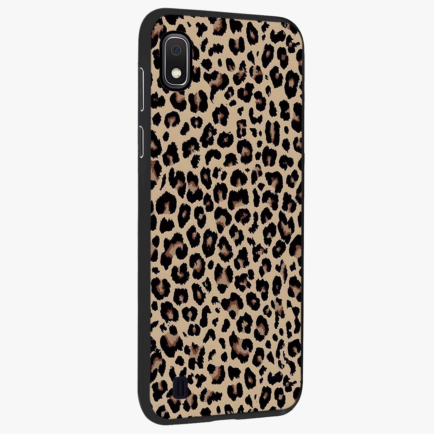 Savage Chic Pattern Glass Case upright view showcasing trendy decorative artwork with edgy fashion theme.