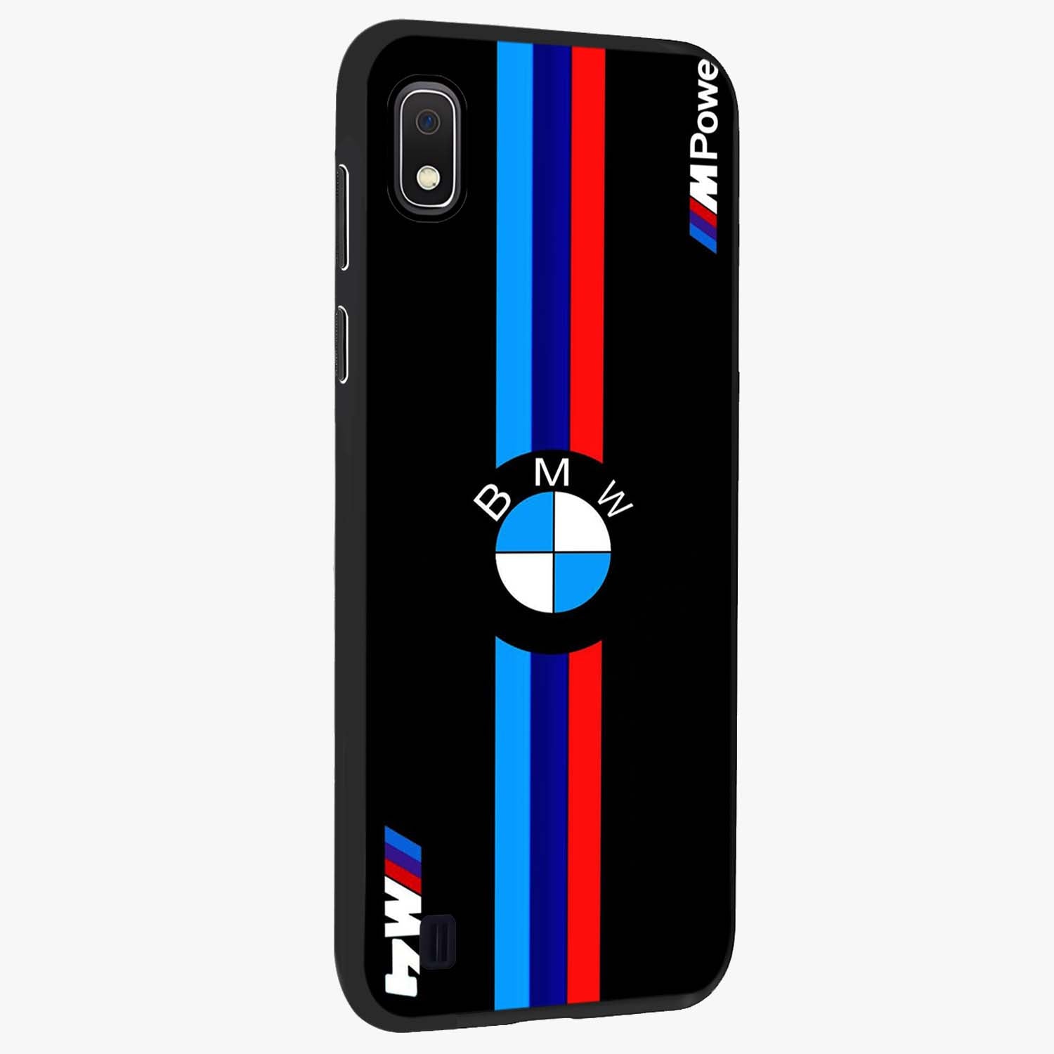Turbo BMW Beast Glass Case upright view showcasing powerful car artwork with modern motorsport theme.