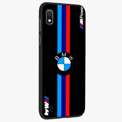 Turbo BMW Beast Glass Case upright view showcasing powerful car artwork with modern motorsport theme.