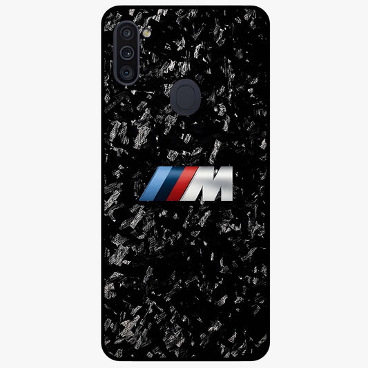 Carbon Speed Mark Glass Case showing flat back view with sporty carbon pattern artwork and glossy glass finish.
