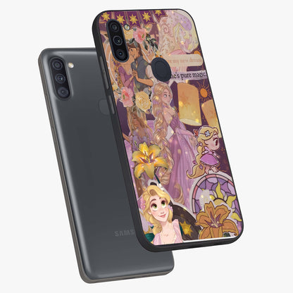 Magical Tangled Dream Glass Case displayed in angled mockup highlighting whimsical fantasy design with magical aesthetic.