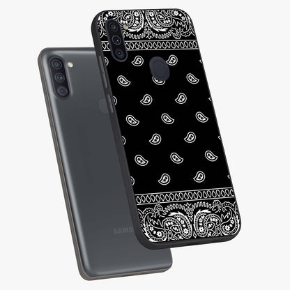 Retro Rebel Threads Glass Case displayed in angled mockup highlighting retro inspired graphic design with rebellious aesthetic.