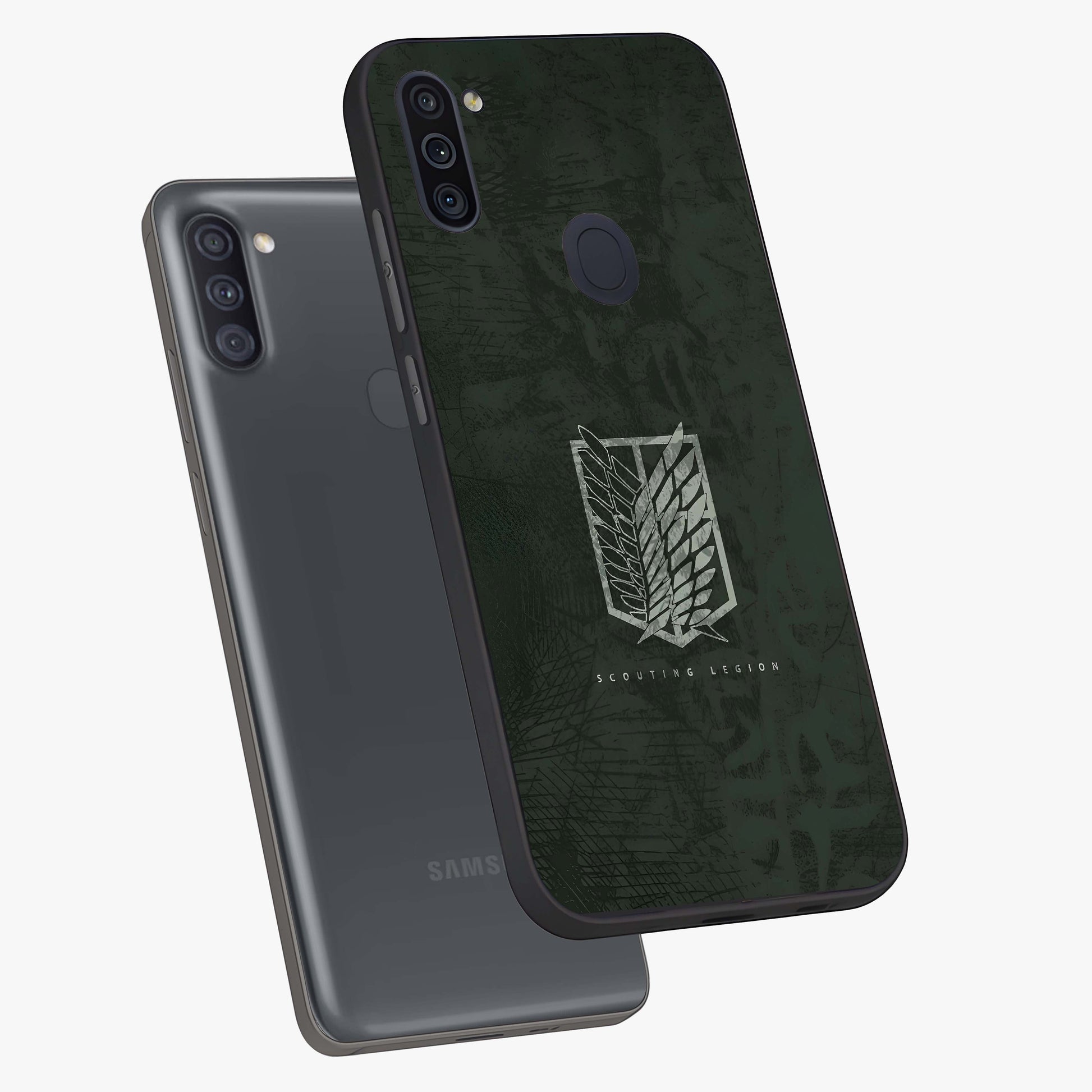 Wings Of Freedom Glass Case displayed in angled mockup highlighting graceful wing design with inspirational aesthetic.