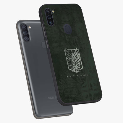 Wings Of Freedom Glass Case displayed in angled mockup highlighting graceful wing design with inspirational aesthetic.
