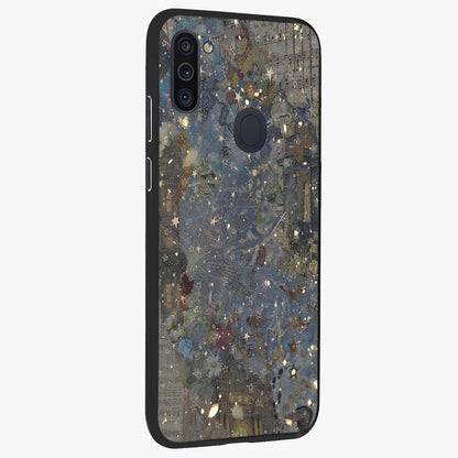 Aesthetic Astrolophia Glass Case upright view showcasing soft aesthetic theme with stylish modern look.