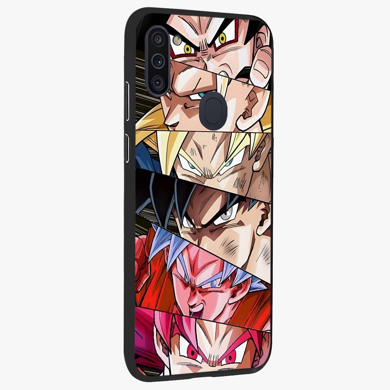 Anime Character Glass Case upright view showcasing expressive anime artwork with bold graphic style.