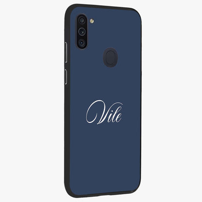 Blue Vintage Floral Pattern Glass Case displayed in angled mockup highlighting classic blue floral pattern and retro aesthetic design.