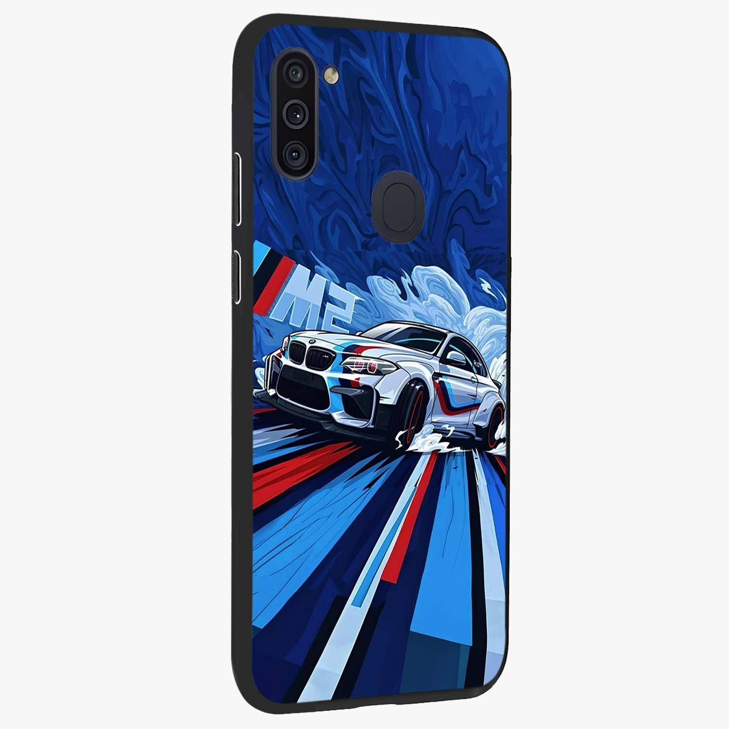 Drift Power Rush Glass Case upright view showcasing high speed racing artwork with bold automotive theme.