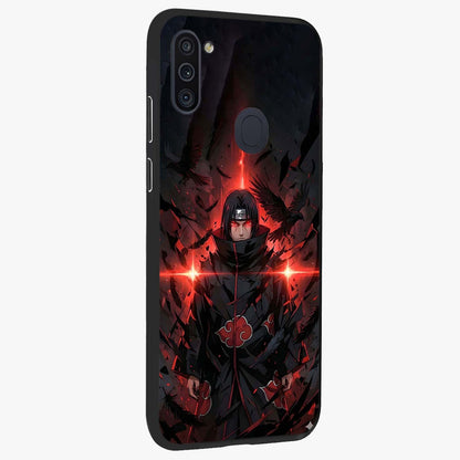 Focus Mode On Glass Case upright view showcasing strong typography statement with sleek motivational theme.