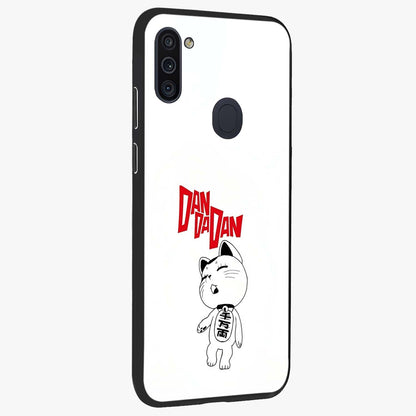 Playful Spirit Charm Glass Case upright view showcasing vibrant charm artwork with fun artistic theme.