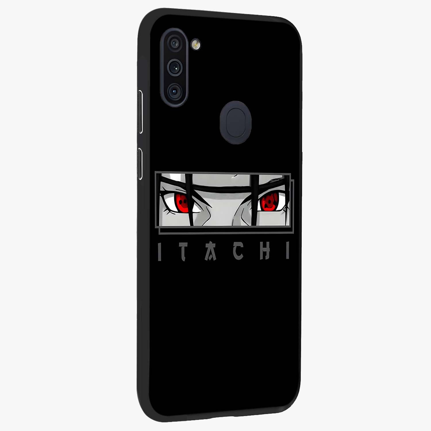 Scarlet Gaze Dominance Glass Case upright view showcasing powerful dramatic artwork with dominant artistic theme.