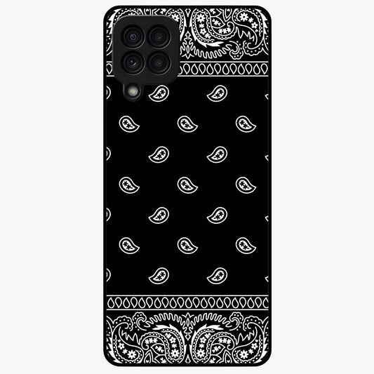 Retro Rebel Threads Glass Case showing flat back view with vintage street style artwork and glossy glass finish.