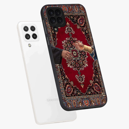 Royal Touch Reach Glass Case displayed in angled mockup highlighting sophisticated design with refined luxury aesthetic.