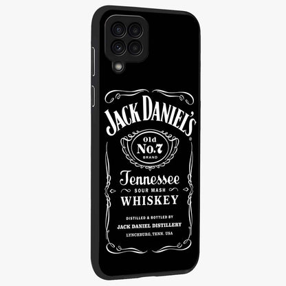 Vintage Whiskey Heritage Glass Case upright view showcasing stylish vintage whiskey artwork with timeless bar culture theme.