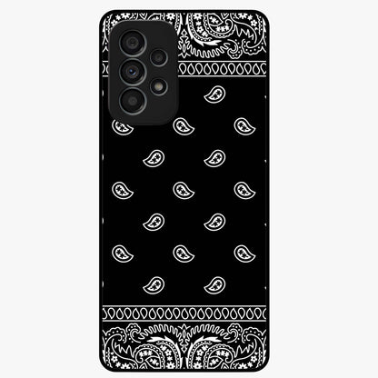 Retro Rebel Threads Glass Case showing flat back view with vintage street style artwork and glossy glass finish.