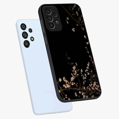 Petal Moon Light With Custom Name Glass Case displayed in angled mockup highlighting delicate petal design with custom name feature.