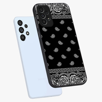 Retro Rebel Threads Glass Case displayed in angled mockup highlighting retro inspired graphic design with rebellious aesthetic.