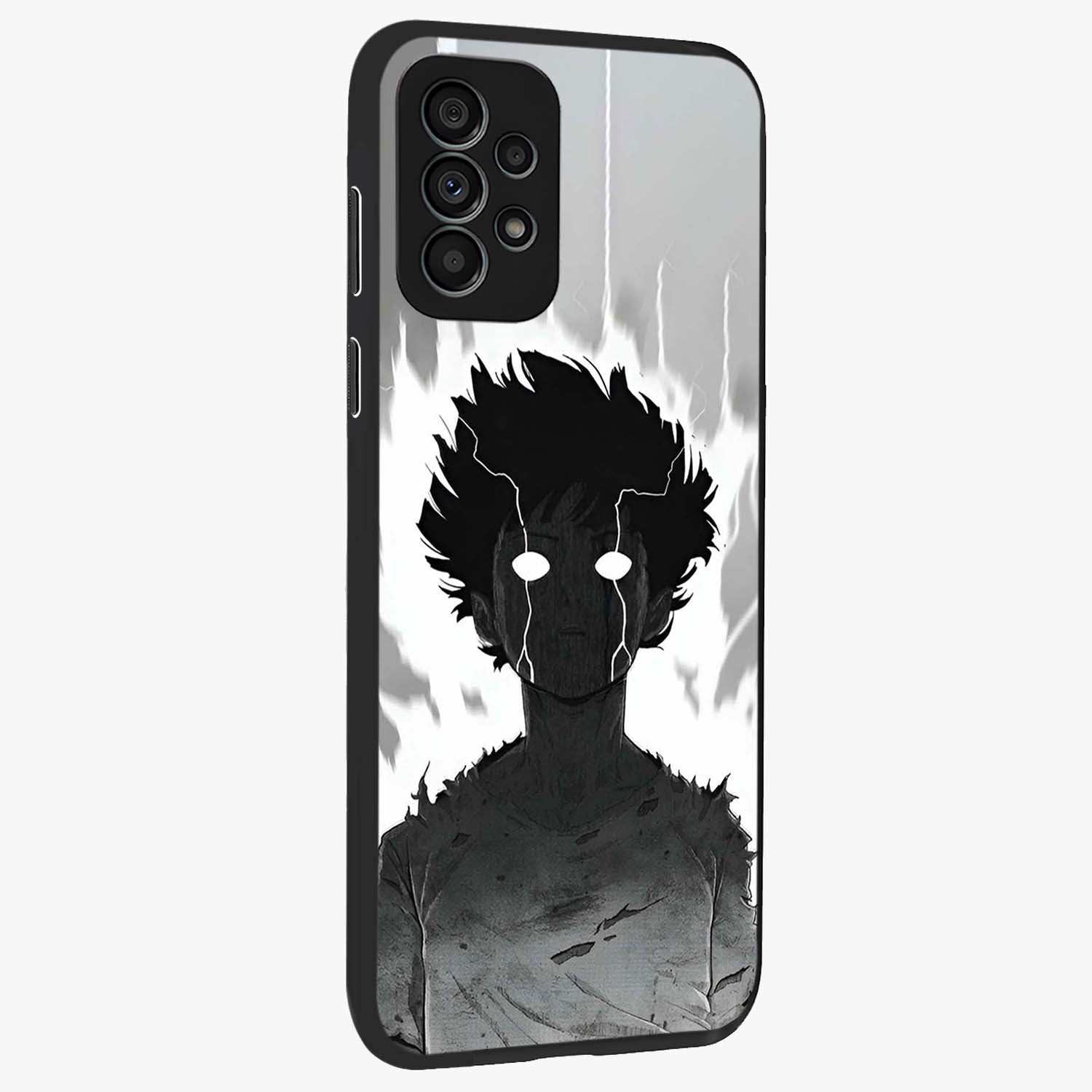Awakened Inner Rage Glass Case upright view showcasing dramatic artwork with strong expressive aesthetic.