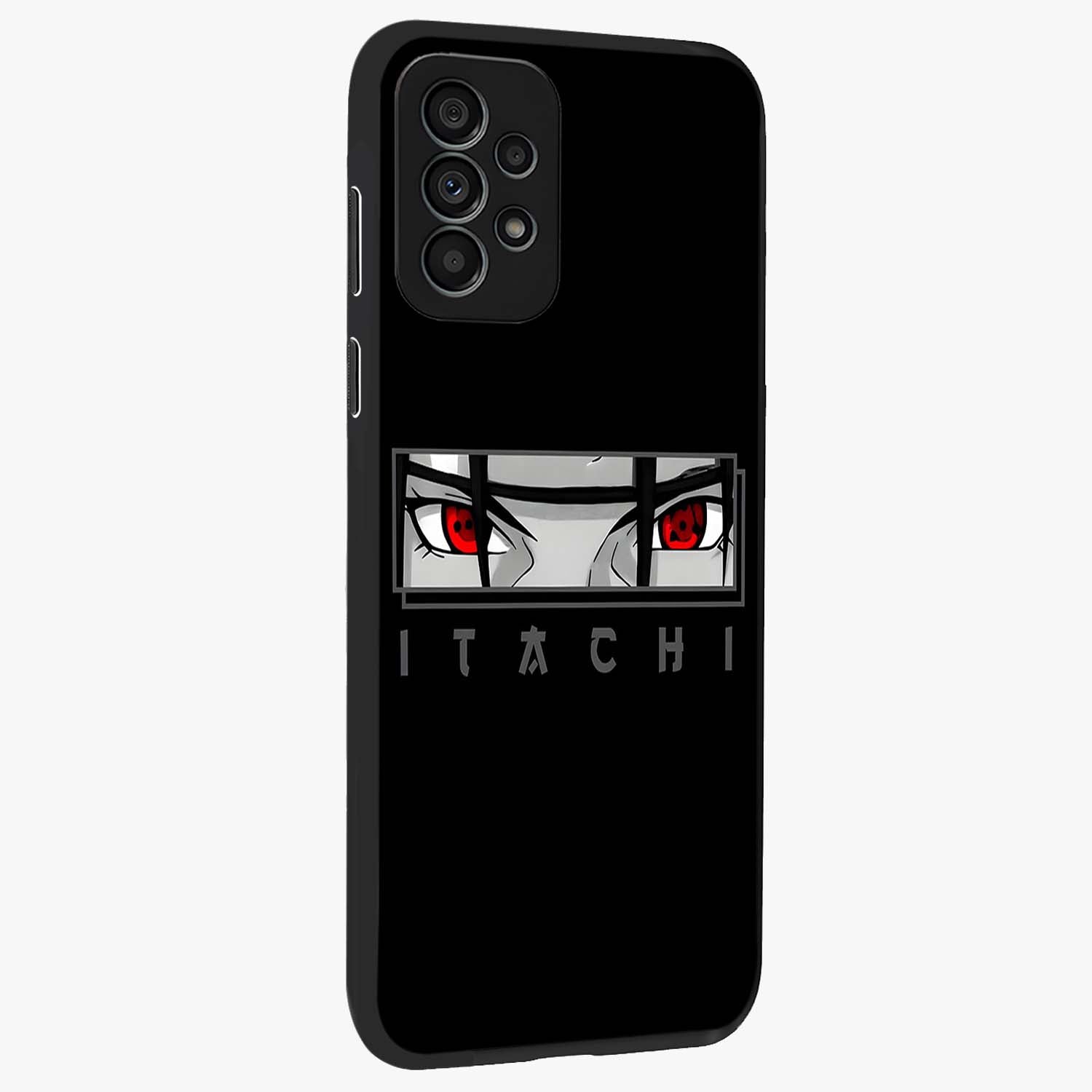 Scarlet Gaze Dominance Glass Case upright view showcasing powerful dramatic artwork with dominant artistic theme.